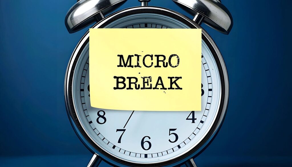 Wecker mit Micro-Break-Notiz | Einweg Vape